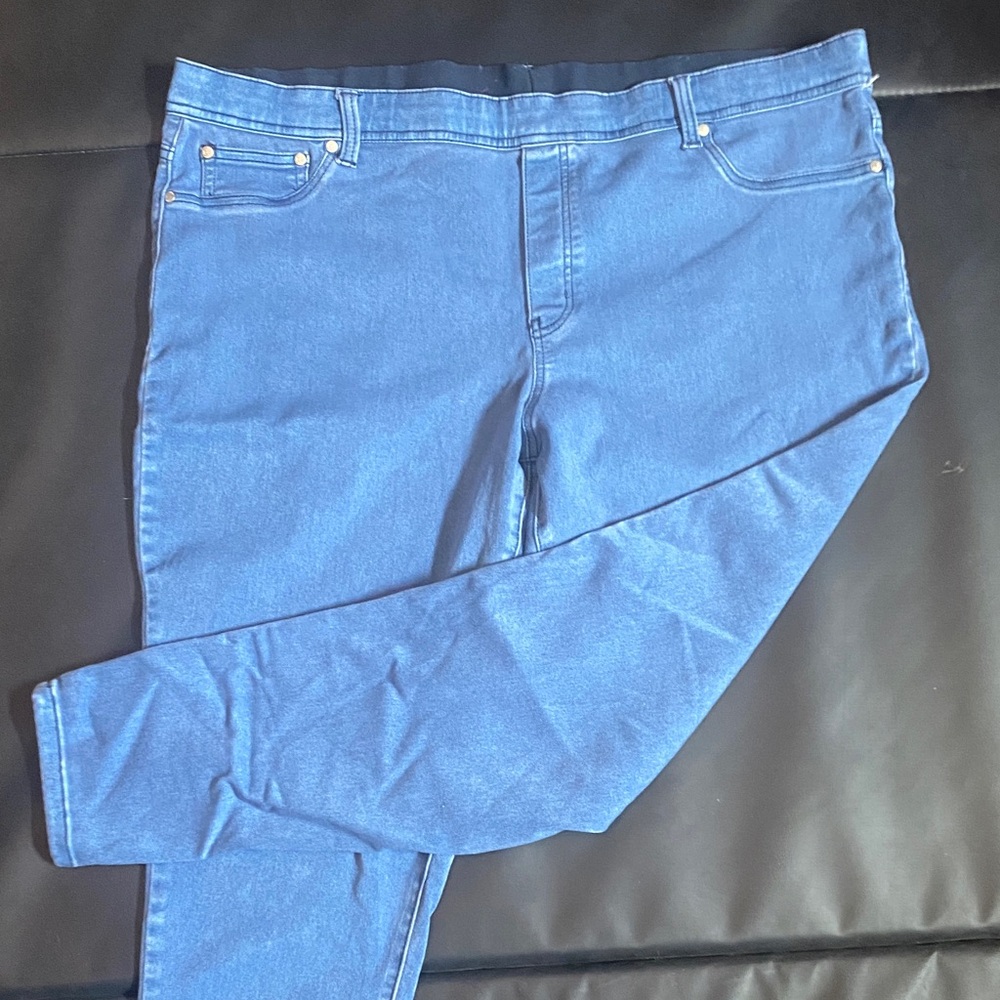 DG2 by Diane Gilman Vibrant Blue Skinny Jeans